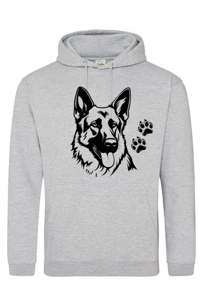 Aufdruck Schäferhund mit Pfoten